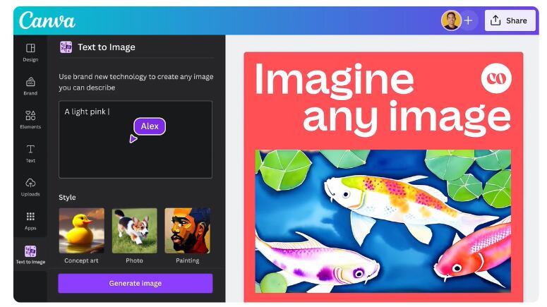 Canva Best Free Online AI Image Generator