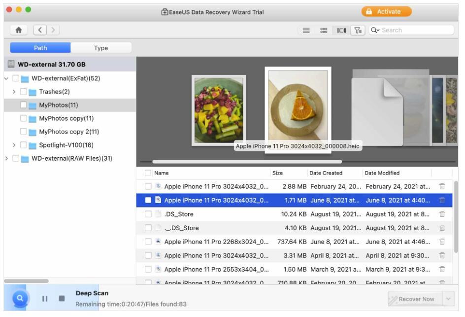 Formatted Mac Hard Drive Recovery - EaseUS Data Recovery Wizard