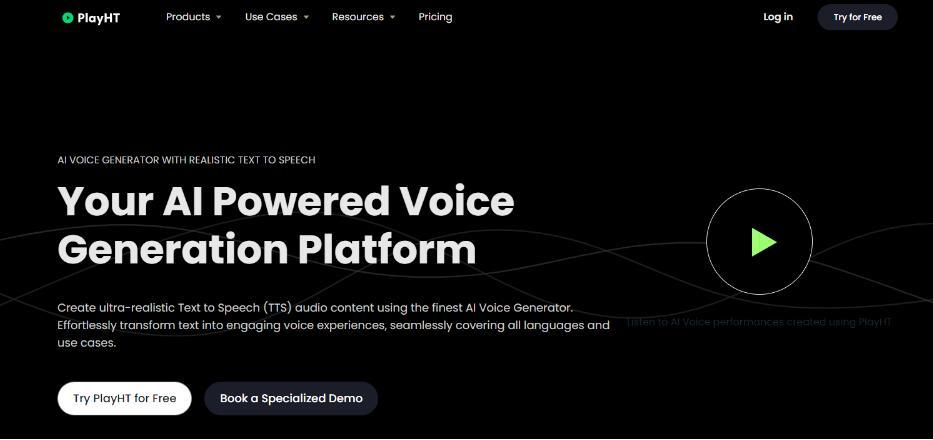Playht Text to Speech AI