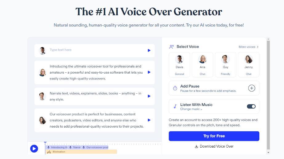 Speechify AI Voice Over Generator